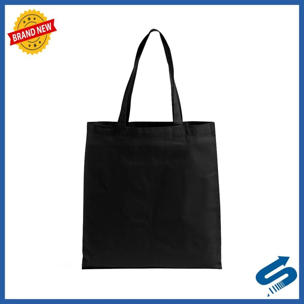 Reusable Canvas Tote Bags Bulk Pack Eco-Friendly Cotton Grocery Shopping